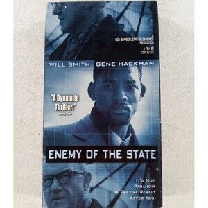 Enemy Of The State VHS 1999 Classic Action Thriller Gene Hackman Will Smith